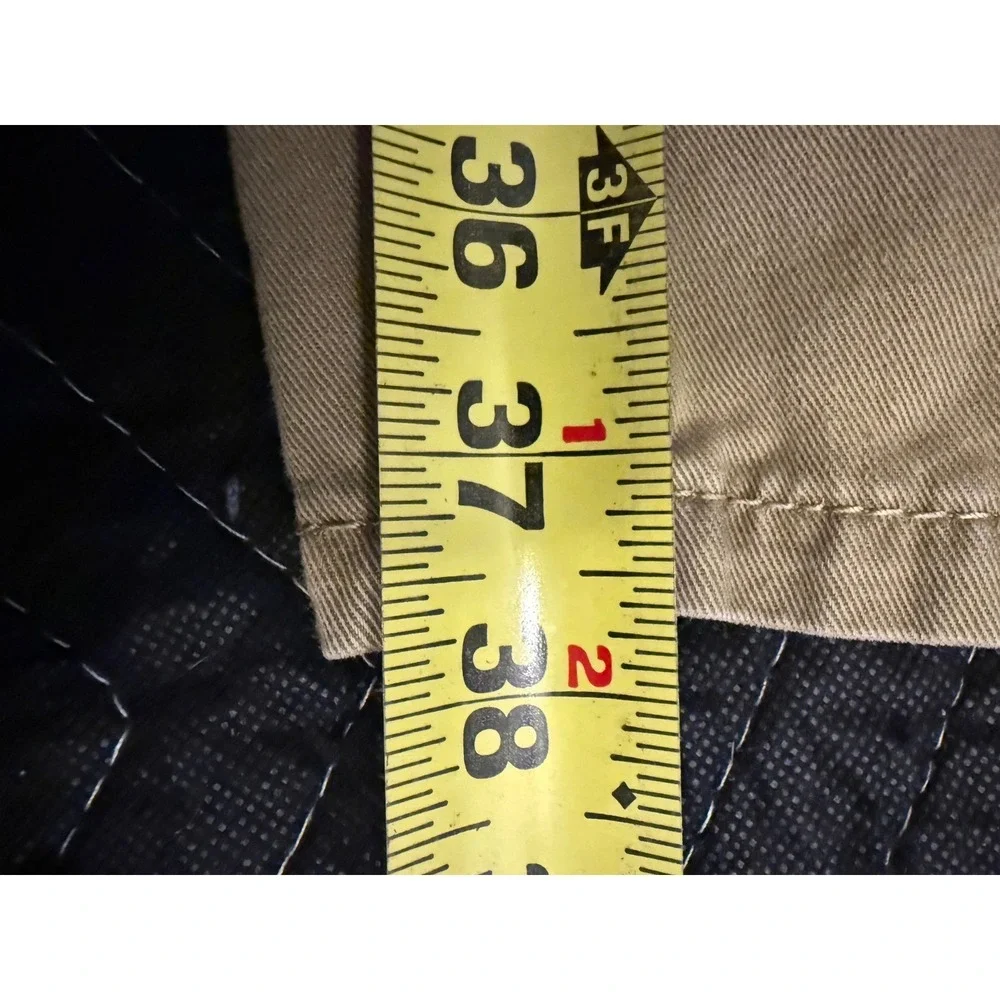 Levi's 514 Straight Fit Pants Mens 28x30 Tan Khaki White Tab Cotton Twill